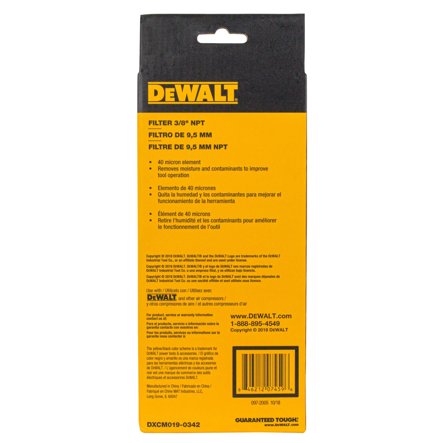 DEWALT 3/8 In. Filter 6 DEWALT 3/8 In. Filter -DeWALT 49637921
