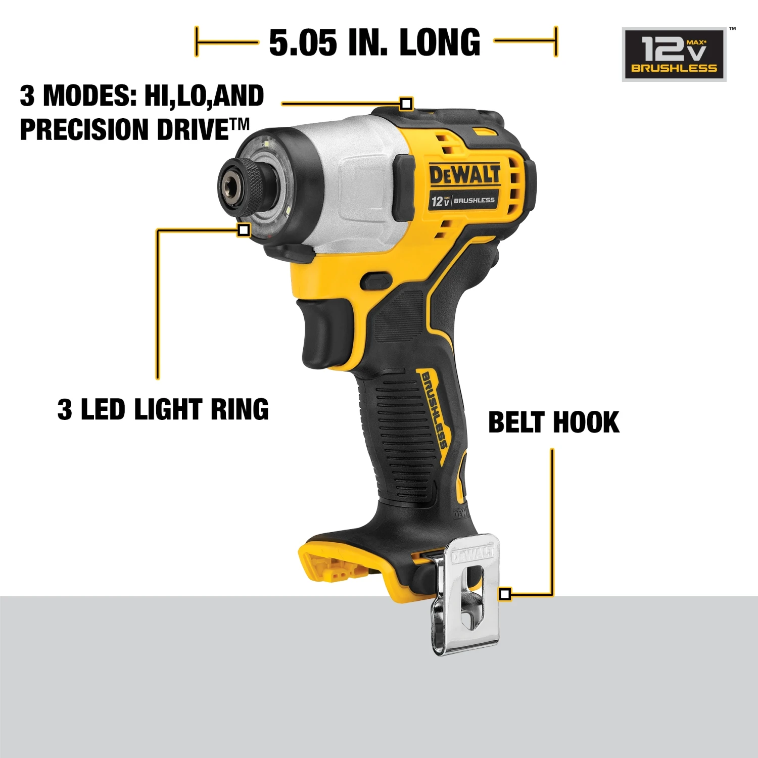 DEWALT XTREME 2-Tool 12V MAX XR Brushless DrilI/Impact Driver With Bag (2-Batteries And Charger Included) 5 DEWALT XTREME 2-Tool 12V MAX XR Brushless DrilI/Impact Driver With Bag (2-Batteries And Charger Included) -DeWALT 63058755
