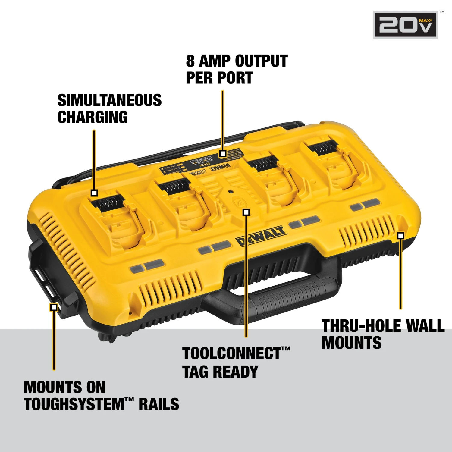 DEWALT 20 -Volt Lithium-ion ( Battery Charger ) 2 DEWALT 20 -Volt Lithium-ion ( Battery Charger ) -DeWALT 63590036