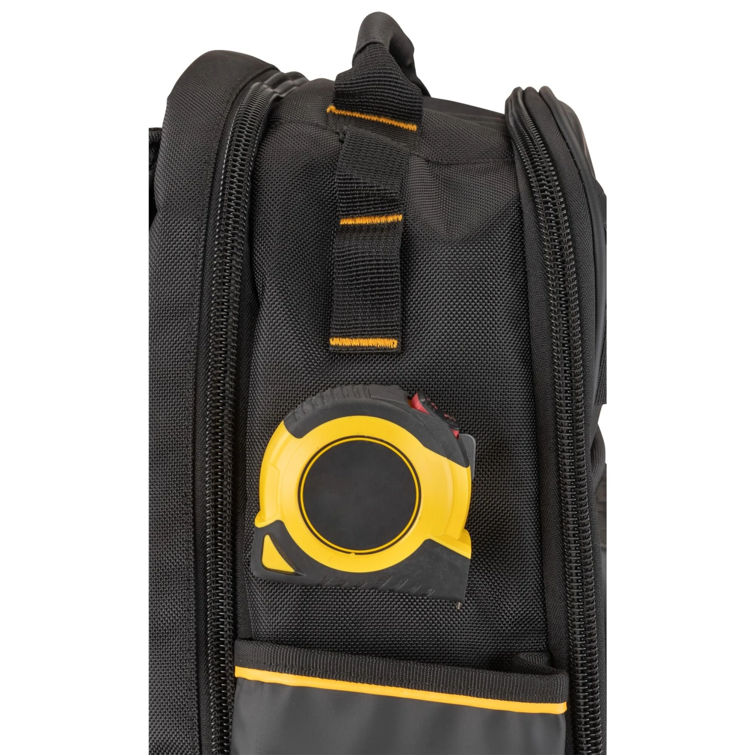DEWALT Black - Yellow Polyester 7.75-in W X 18.75-in D X 13.75-in L Zippered Backpack 14 DEWALT Black - Yellow Polyester 7.75-in W X 18.75-in D X 13.75-in L Zippered Backpack -DeWALT 63658223