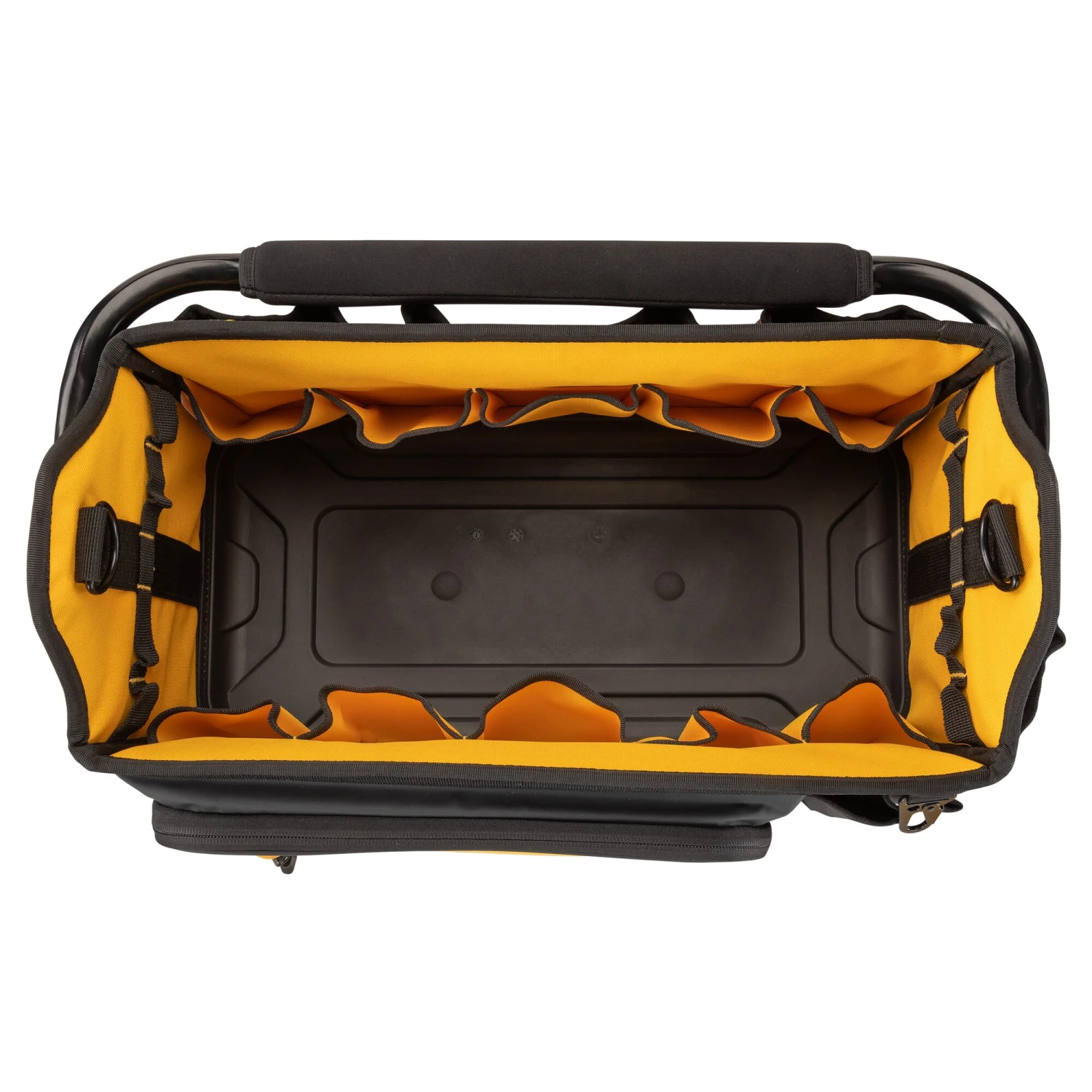 DEWALT Black - Yellow Ballistic Nylon 10.625-in W X 12.5-in D X 20-in L Zippered Tool Tote 10 DEWALT Black - Yellow Ballistic Nylon 10.625-in W X 12.5-in D X 20-in L Zippered Tool Tote -DeWALT 63968844