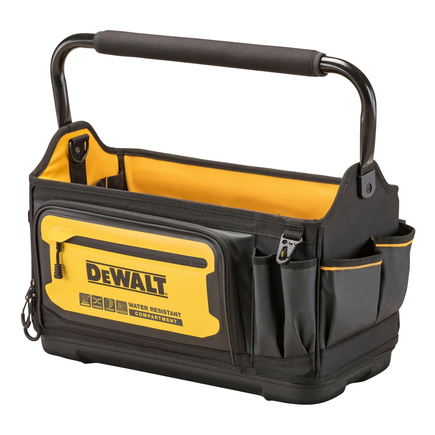 DEWALT Black - Yellow Ballistic Nylon 10.625-in W X 12.5-in D X 20-in L Zippered Tool Tote 9 DEWALT Black - Yellow Ballistic Nylon 10.625-in W X 12.5-in D X 20-in L Zippered Tool Tote -DeWALT 63968845