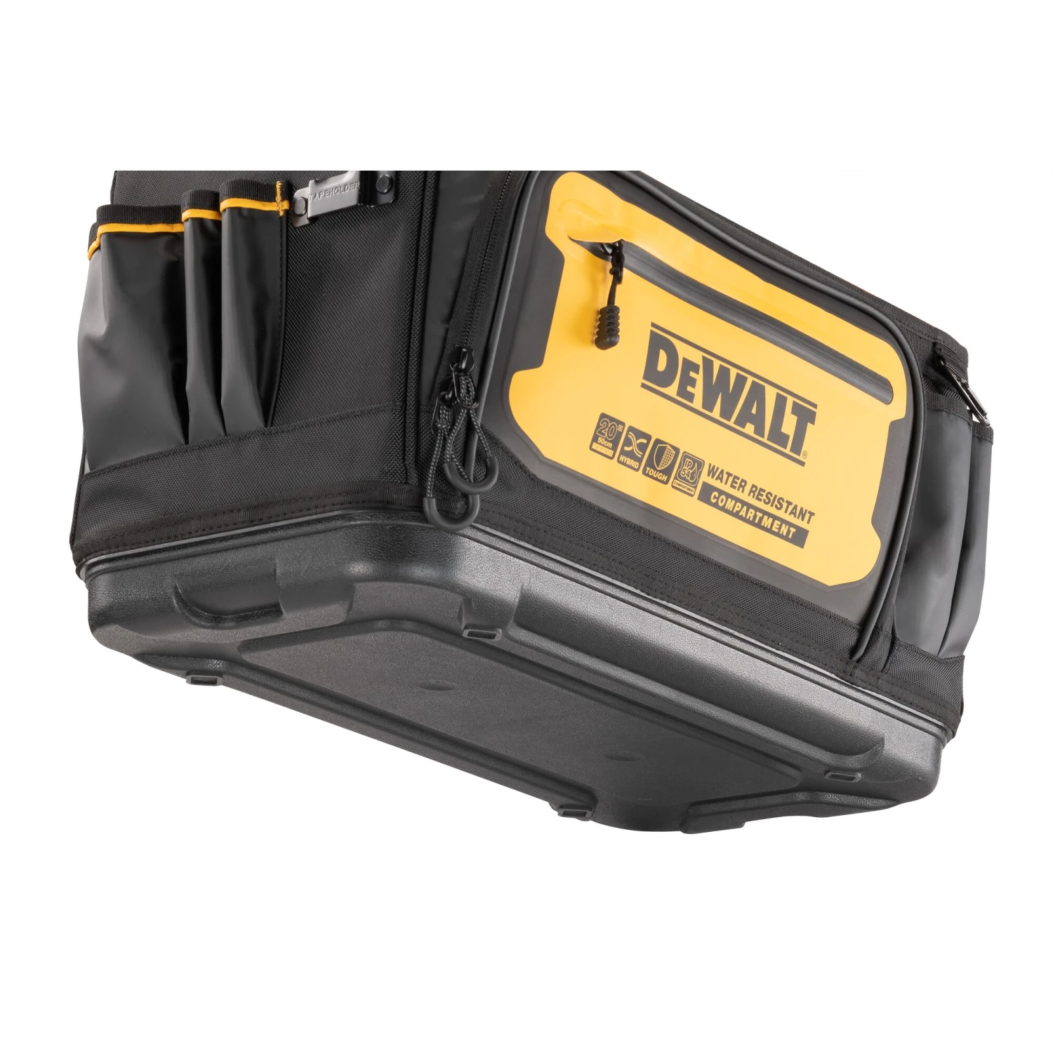 DEWALT Black - Yellow Ballistic Nylon 10.625-in W X 12.5-in D X 20-in L Zippered Tool Tote 5 DEWALT Black - Yellow Ballistic Nylon 10.625-in W X 12.5-in D X 20-in L Zippered Tool Tote -DeWALT 63968852