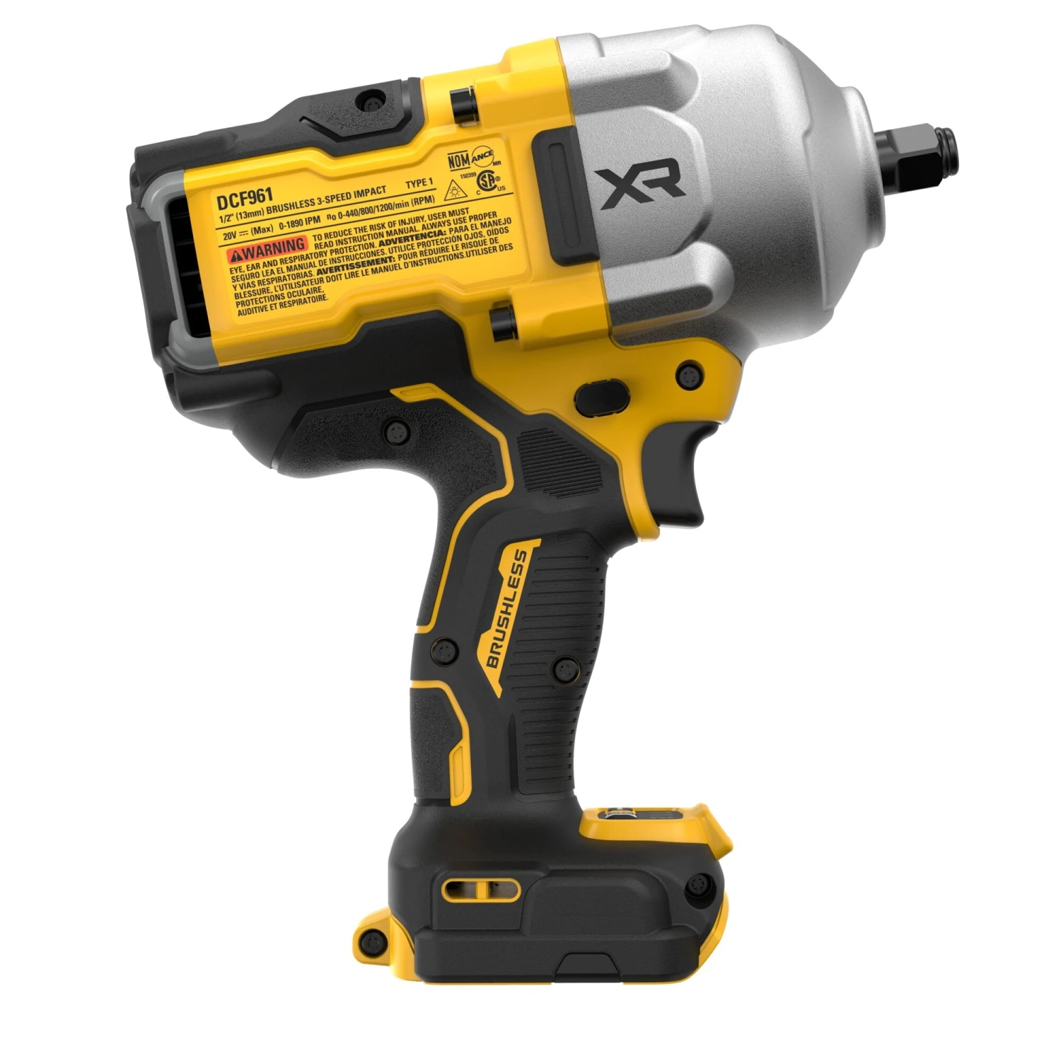 DEWALT XR 20-volt Max Variable Speed Brushless 1/2-in Drive Cordless Impact Wrench (Battery Not Included And Charger Not Included) 14 DEWALT XR 20-volt Max Variable Speed Brushless 1/2-in Drive Cordless Impact Wrench (Battery Not Included And Charger Not Included) -DeWALT 65370101
