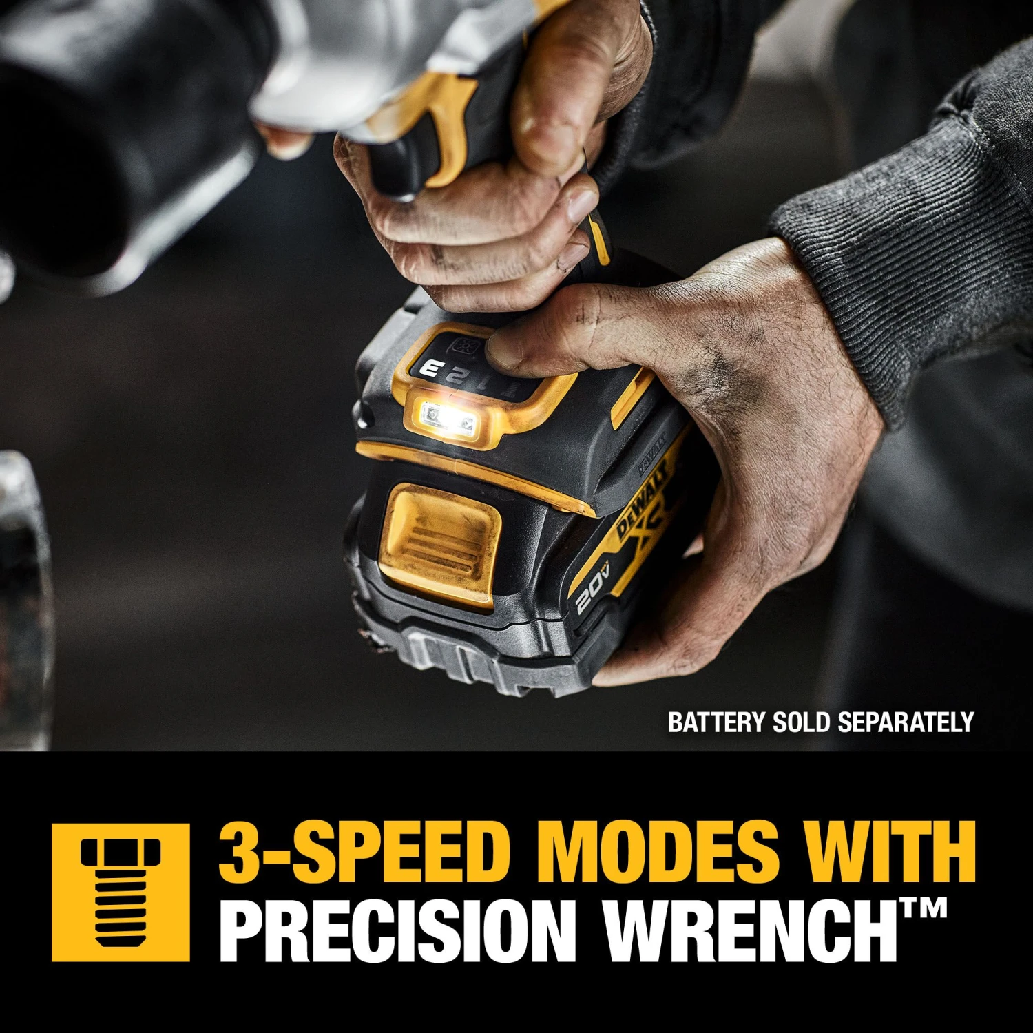 DEWALT XR 20-volt Max Variable Speed Brushless 1/2-in Drive Cordless Impact Wrench (Battery Not Included And Charger Not Included) 6 DEWALT XR 20-volt Max Variable Speed Brushless 1/2-in Drive Cordless Impact Wrench (Battery Not Included And Charger Not Included) -DeWALT 65370107