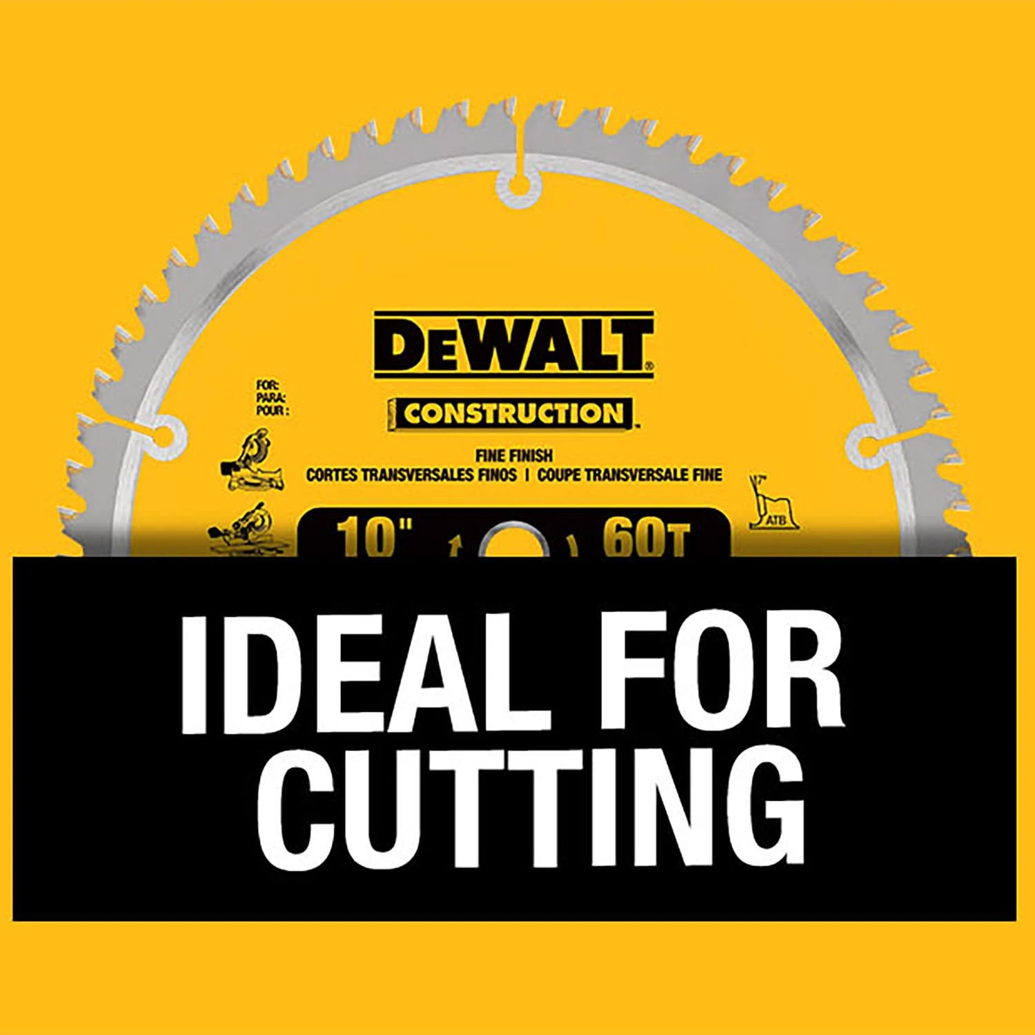 DEWALT 5-1/2-in 24 -Tooth Rough Finish Carbide Circular Saw Blade Individual 5 DEWALT 5-1/2-in 24 -Tooth Rough Finish Carbide Circular Saw Blade Individual -DeWALT 66086830