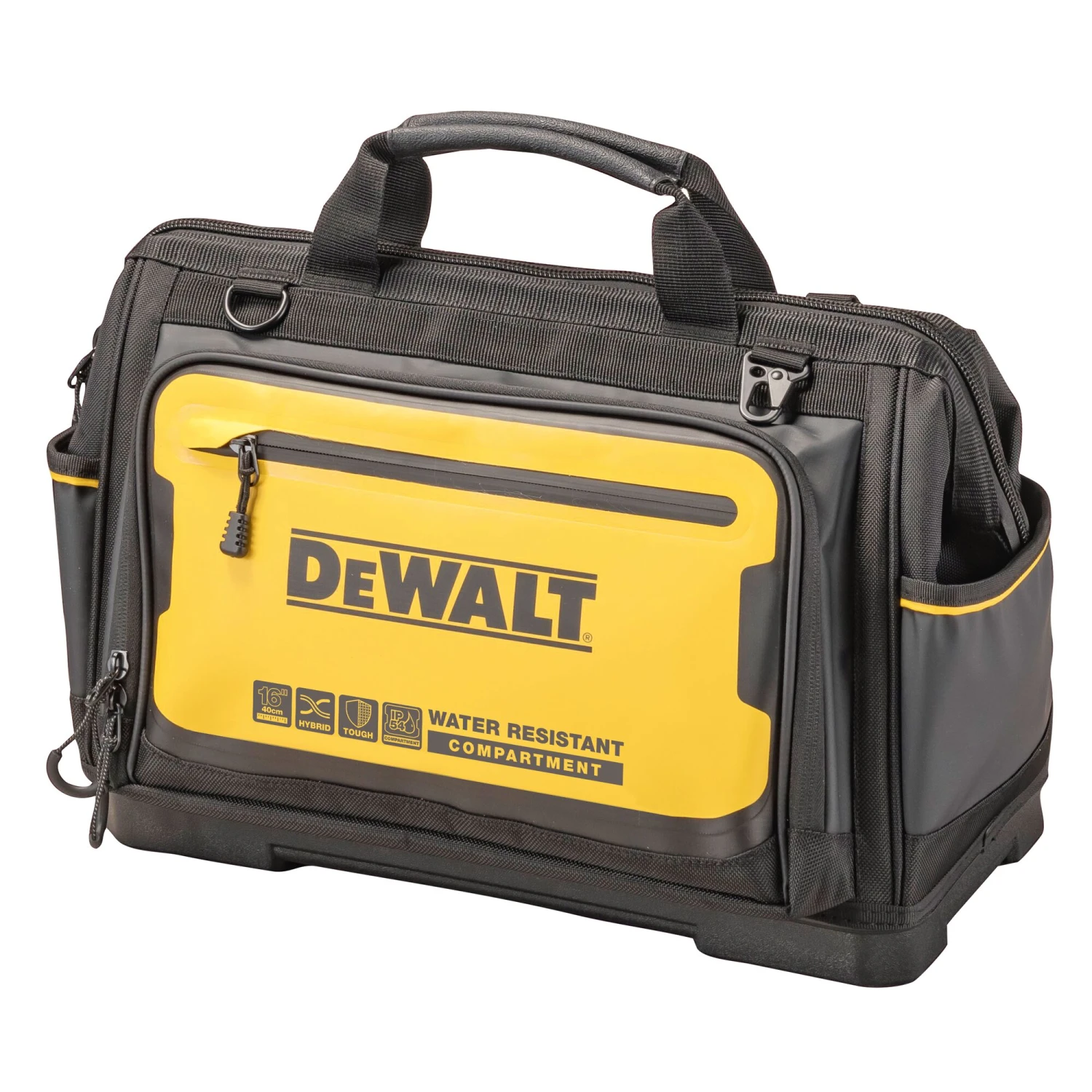 DEWALT Black/Yellow Ballistic Nylon 11-in W X 11.75-in D X 16.125-in L Zippered Tool Bag 5 DEWALT Black/Yellow Ballistic Nylon 11-in W X 11.75-in D X 16.125-in L Zippered Tool Bag -DeWALT 66266571