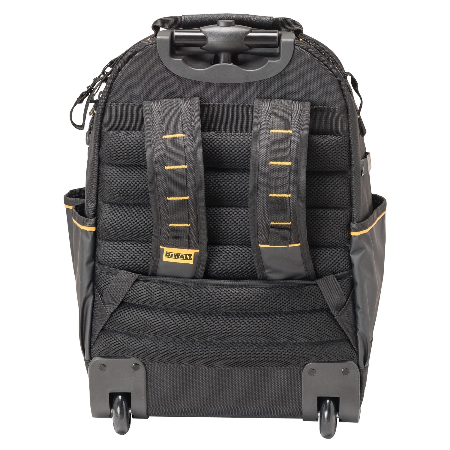 DEWALT Black/Yellow Ballistic Nylon 9.375-in W X 21.125-in D X 13.75-in L Zippered Rolling Backpack 6 DEWALT Black/Yellow Ballistic Nylon 9.375-in W X 21.125-in D X 13.75-in L Zippered Rolling Backpack -DeWALT 66266583