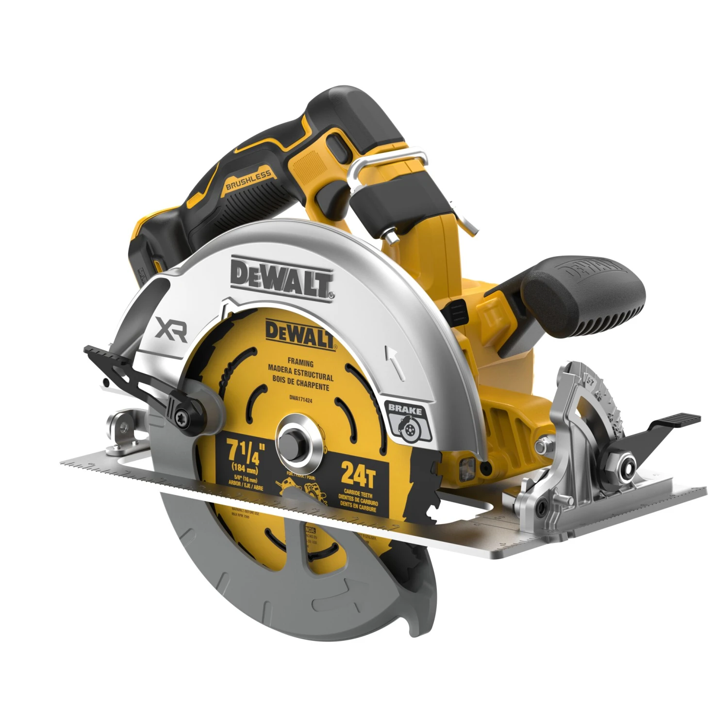 DEWALT XR 20-volt Max 7-1/4-in Brushless Cordless Circular Saw (Battery Not Included And Charger Not Included) 1 DEWALT XR 20-volt Max 7-1/4-in Brushless Cordless Circular Saw (Battery Not Included And Charger Not Included) -DeWALT 67024724