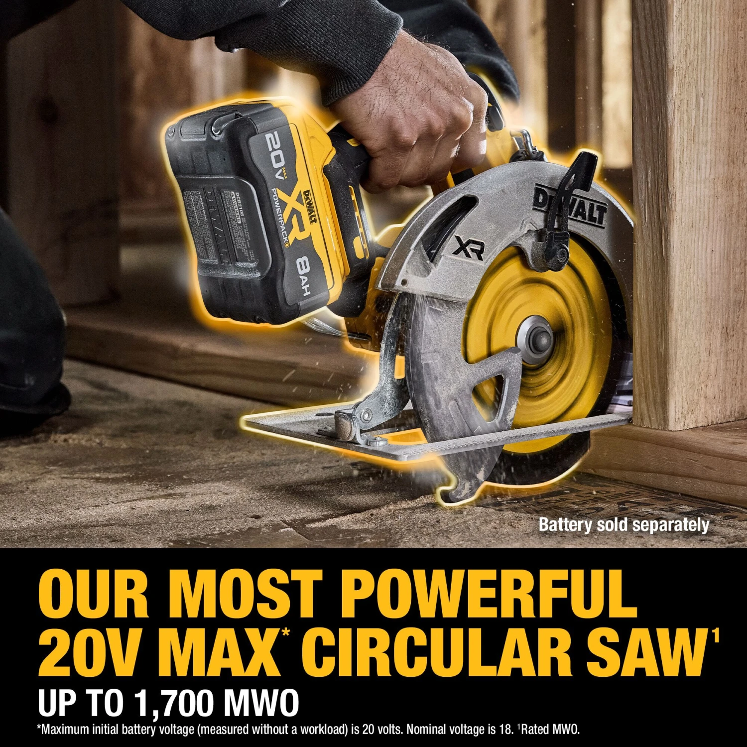 DEWALT XR 20-volt Max 7-1/4-in Brushless Cordless Circular Saw (Battery Not Included And Charger Not Included) 5 DEWALT XR 20-volt Max 7-1/4-in Brushless Cordless Circular Saw (Battery Not Included And Charger Not Included) -DeWALT 67024733