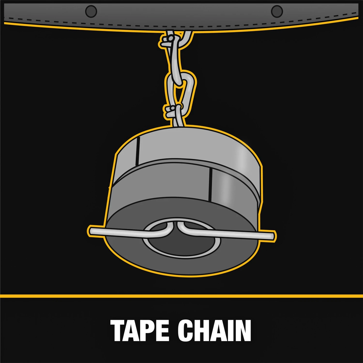 DEWALT Black - Yellow Polyester 7.75-in W X 18.75-in D X 13.75-in L Zippered Backpack 9 DEWALT Black - Yellow Polyester 7.75-in W X 18.75-in D X 13.75-in L Zippered Backpack -DeWALT 68477103