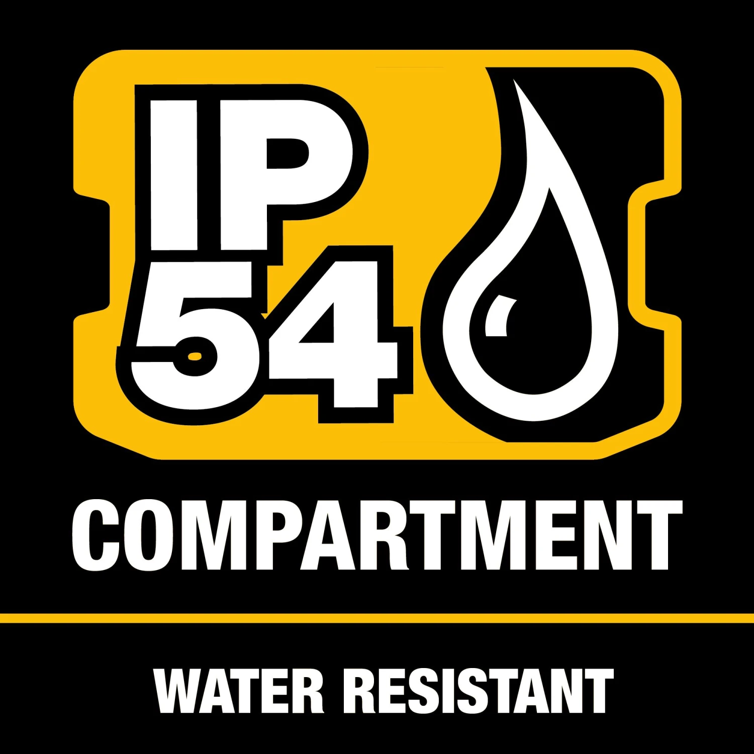 DEWALT Black - Yellow Polyester 7.75-in W X 18.75-in D X 13.75-in L Zippered Backpack 4 DEWALT Black - Yellow Polyester 7.75-in W X 18.75-in D X 13.75-in L Zippered Backpack -DeWALT 68477105 2